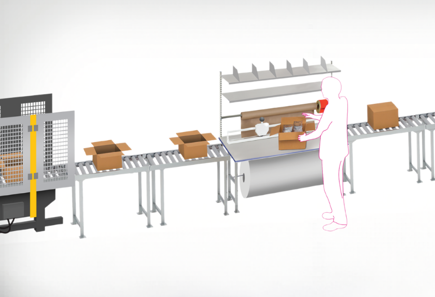 Skapa ett effektivt flöde redan från början av packprocessen