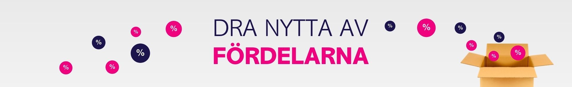 Dra nytta av alla fördelar som kund
