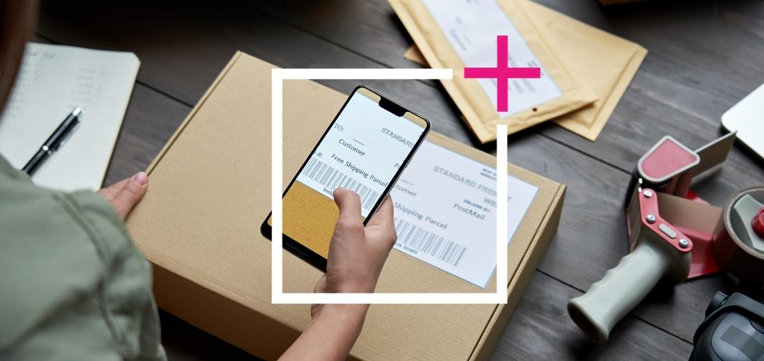 Scanning av paket med telefonen
