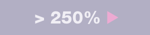 Försträck 250% och mer är bortvalt