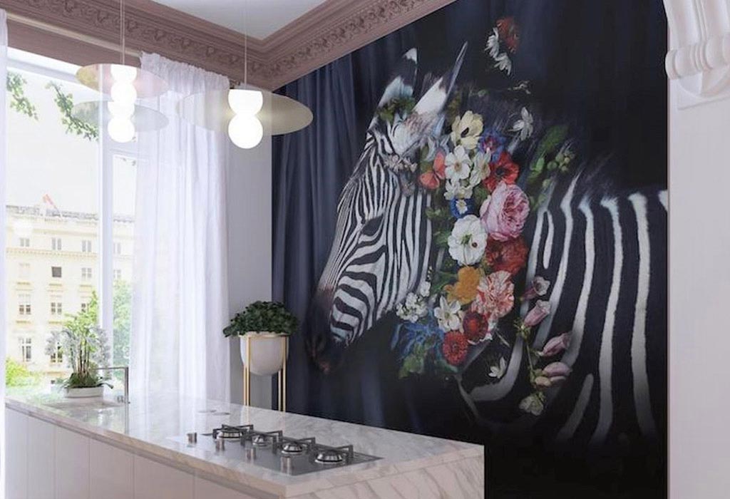 Zebra i köket