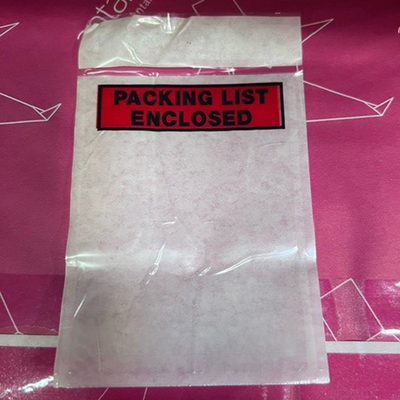 Packsedelskuvert med tryck
