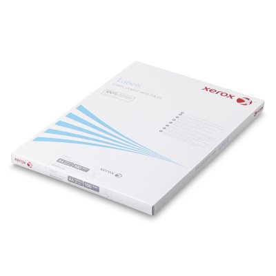 Xerox Multifunktions Etiketter rundade hörn