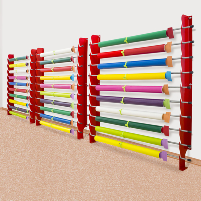 PG WallRack 10 Media Poles 162cm