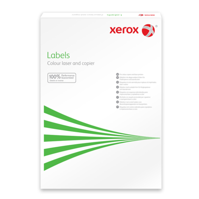 Xerox Färglaser etiketter Standardformat - rundade hörn