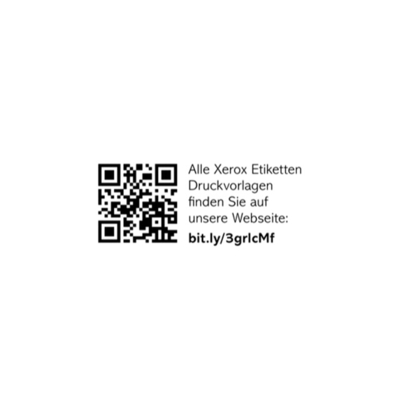 Xerox Färglaser etiketter Standardformat - rundade hörn