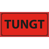 Info- och varningsskyltar