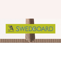 Swedboard Fibre Premium Displayskiva white 16 mm PE-belagd 2100 g/m² 1220 mm x 2400 mm pall med 65 ark