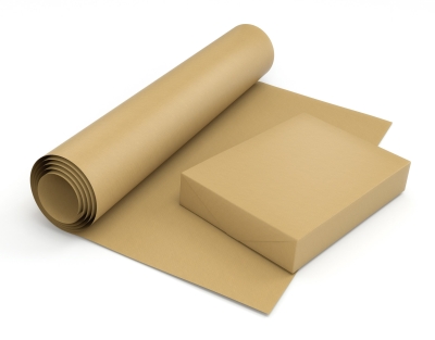 Kraftpapper rulle brun