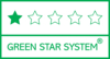 1 stjärna i ”Green Star System” innebär att produkten kommer från ett bruk som har ISO 14001 certifikat och/eller har EU Ecolabel eller Svanen alternativt är Svanen inspekterat. För mer information klicka på loggan.