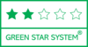 2 stjärnor i “Green Star System” innebär att produkten är FSC eller PEFC certifierad eller tillverkad av minst 50% returfiber men är inte tillverkad på ett ISO 14001 certifierat bruk och/eller har EU Ecolabel eller Svanen alternativt är Svanen inspekterat.För mer information klicka på loggan.